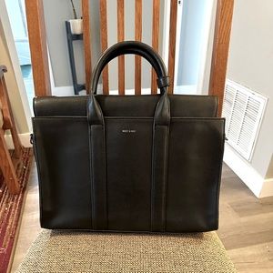 Matt & Nat vegan leather briefcase, good condition